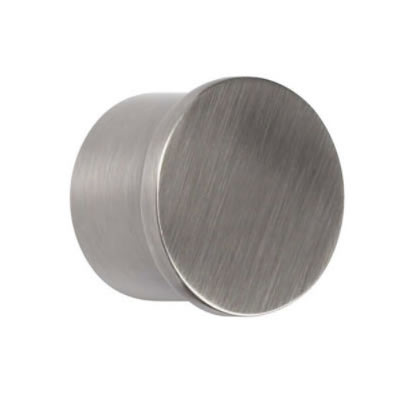 Brushed Sliver Round Curtain Rod End Cap